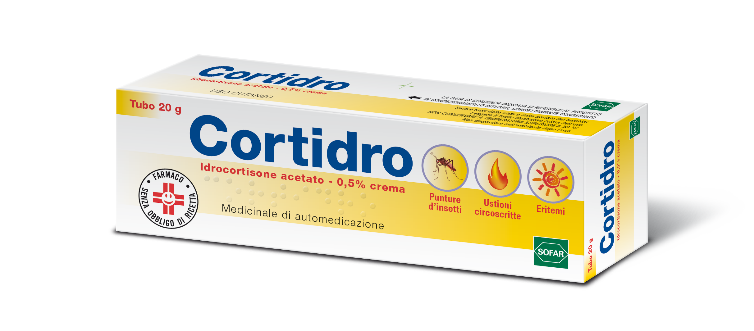 CORTIDRO*CREMA 20G 0,5% - doctorpill.it