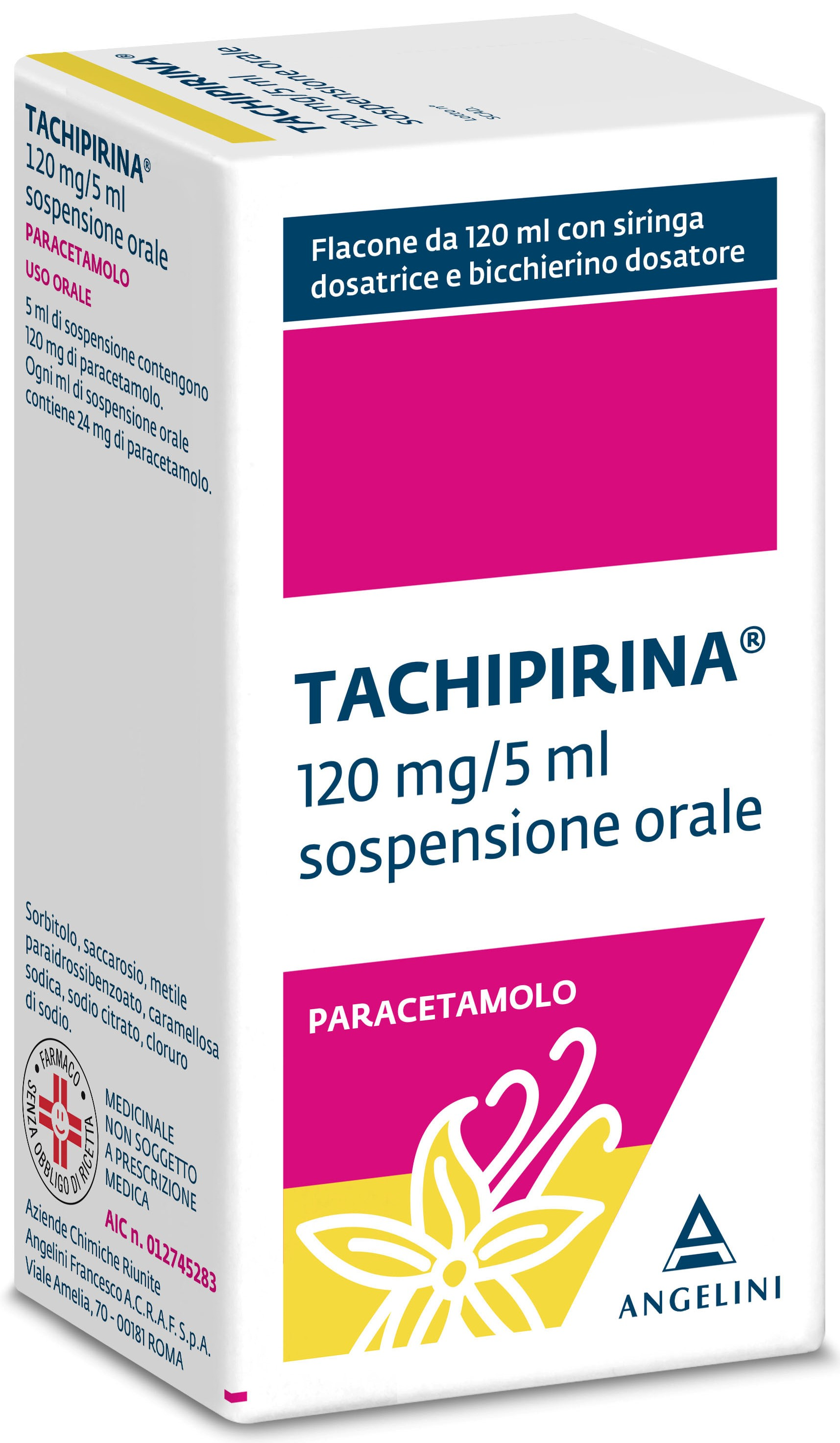 TACHIPIRINA*SOSP 120ML VAN/CAR - doctorpill.it
