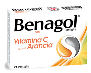 BENAGOL VIT C*24PAST ARANCIA - doctorpill.it