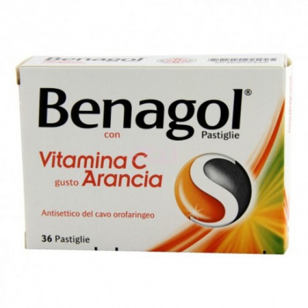 BENAGOL VIT C*36PAST ARANCIA - doctorpill.it