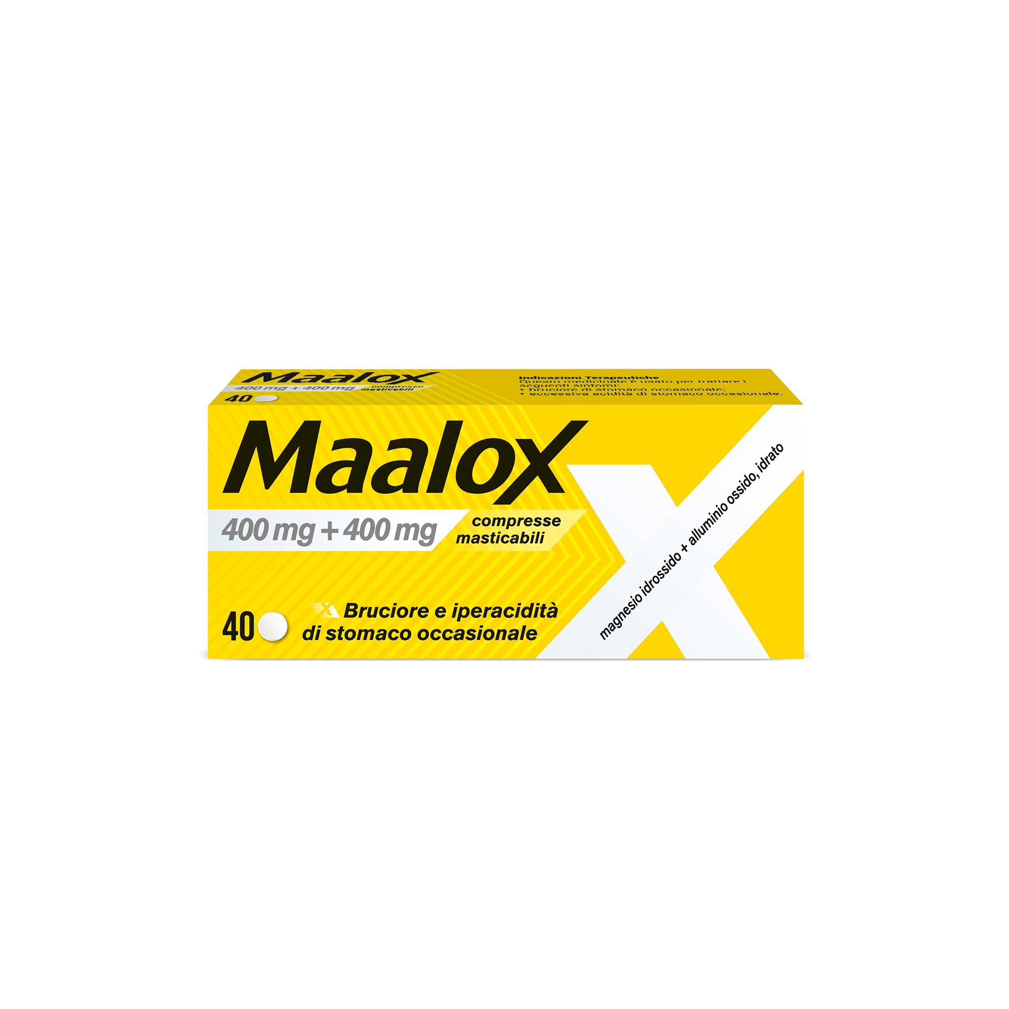 MAALOX*40CPR MAST 400MG+400MG - doctorpill.it