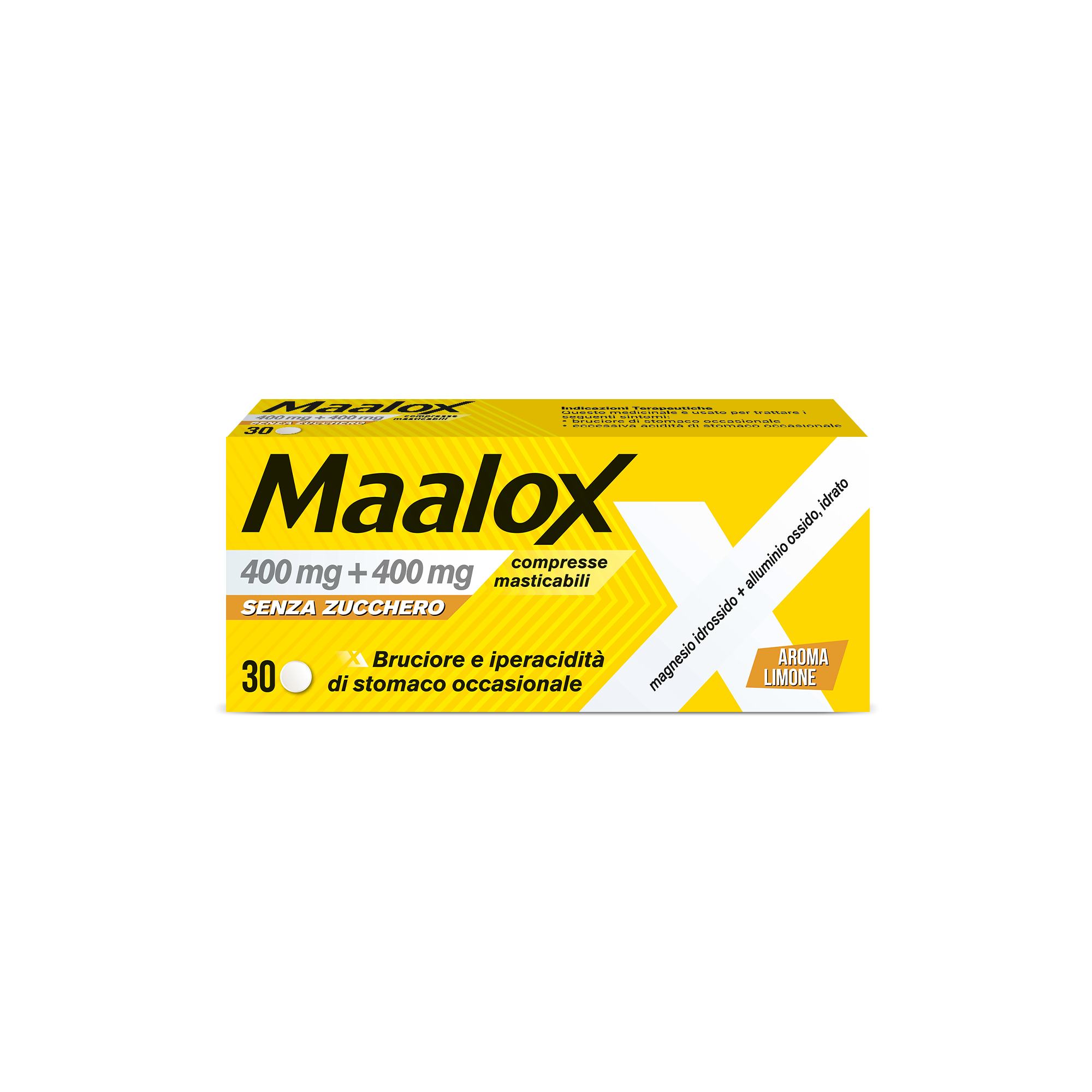 MAALOX*S/Z 30CPR LIMO400+400MG - doctorpill.it