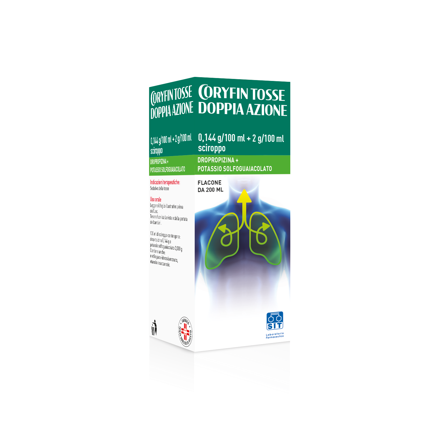 CORYFIN TOSSE DOPPIA AZ*200ML - doctorpill.it