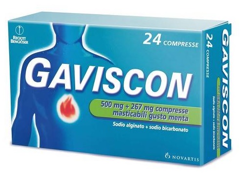 GAVISCON*24CPR MENTA 500+267MG - doctorpill.it