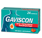 GAVISCON*24CPR FRAG250+133,5MG - doctorpill.it