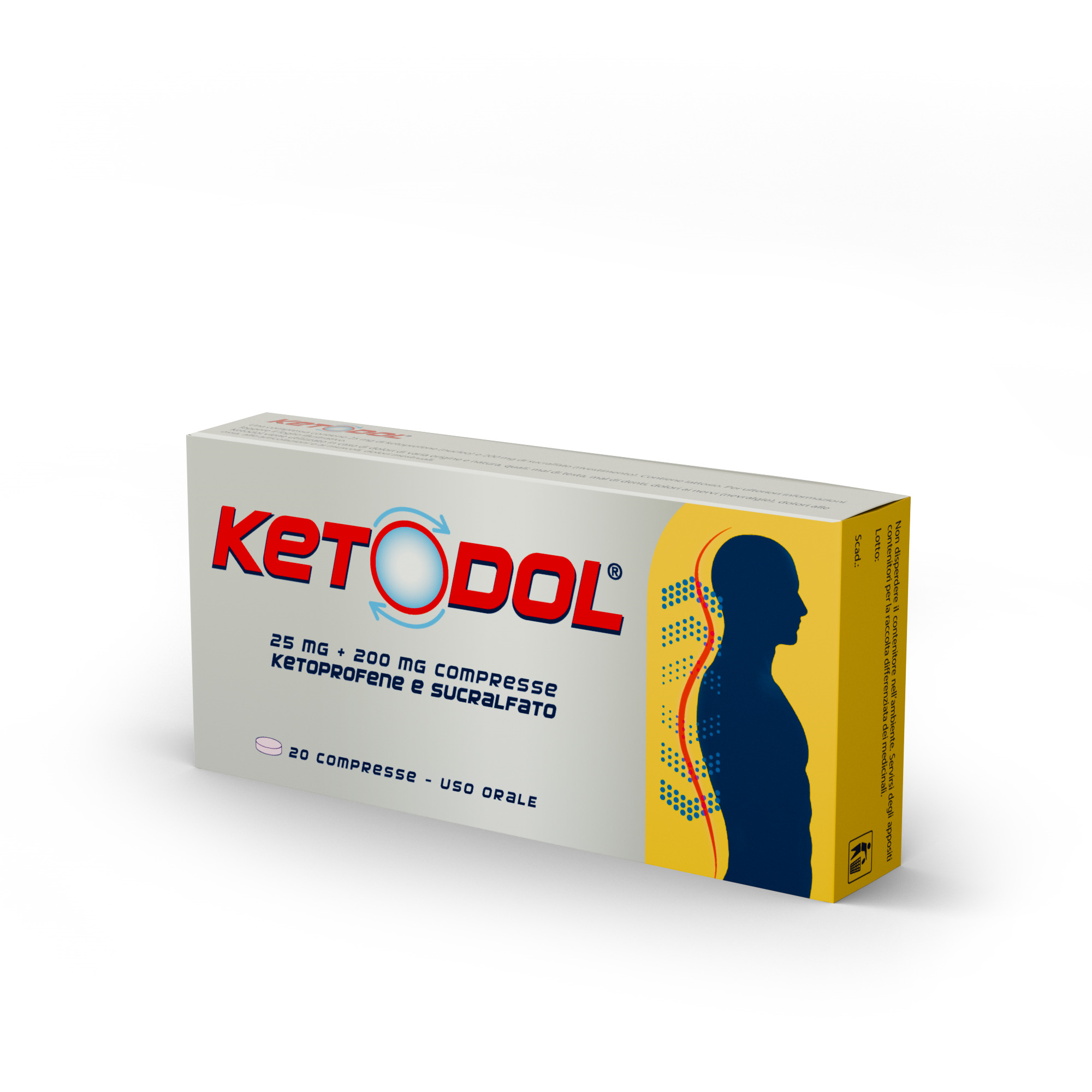 KETODOL*20CPR 25MG+200MG - doctorpill.it