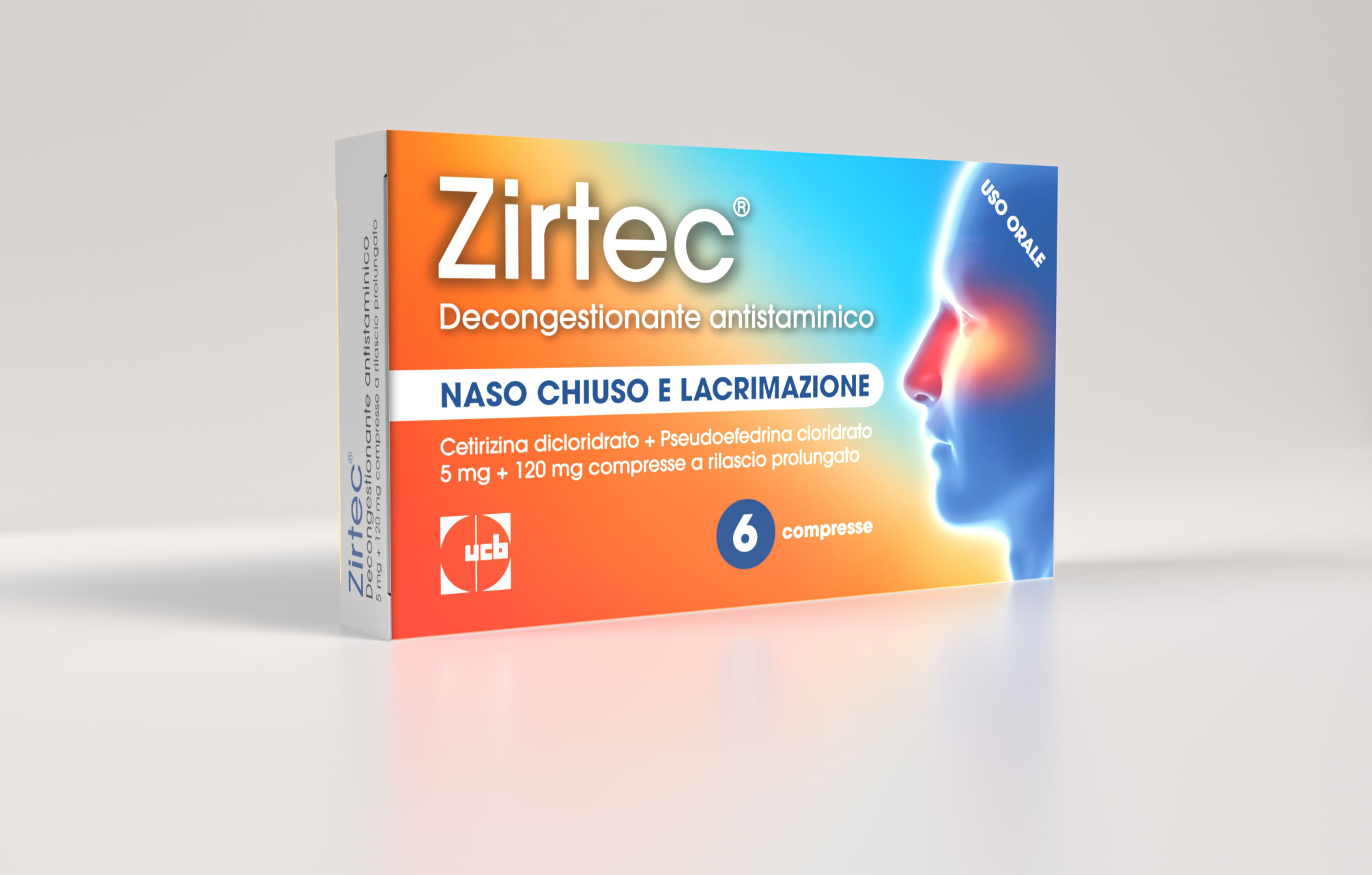 ZIRTEC DECONG ANT*6CPR 5+120MG - doctorpill.it