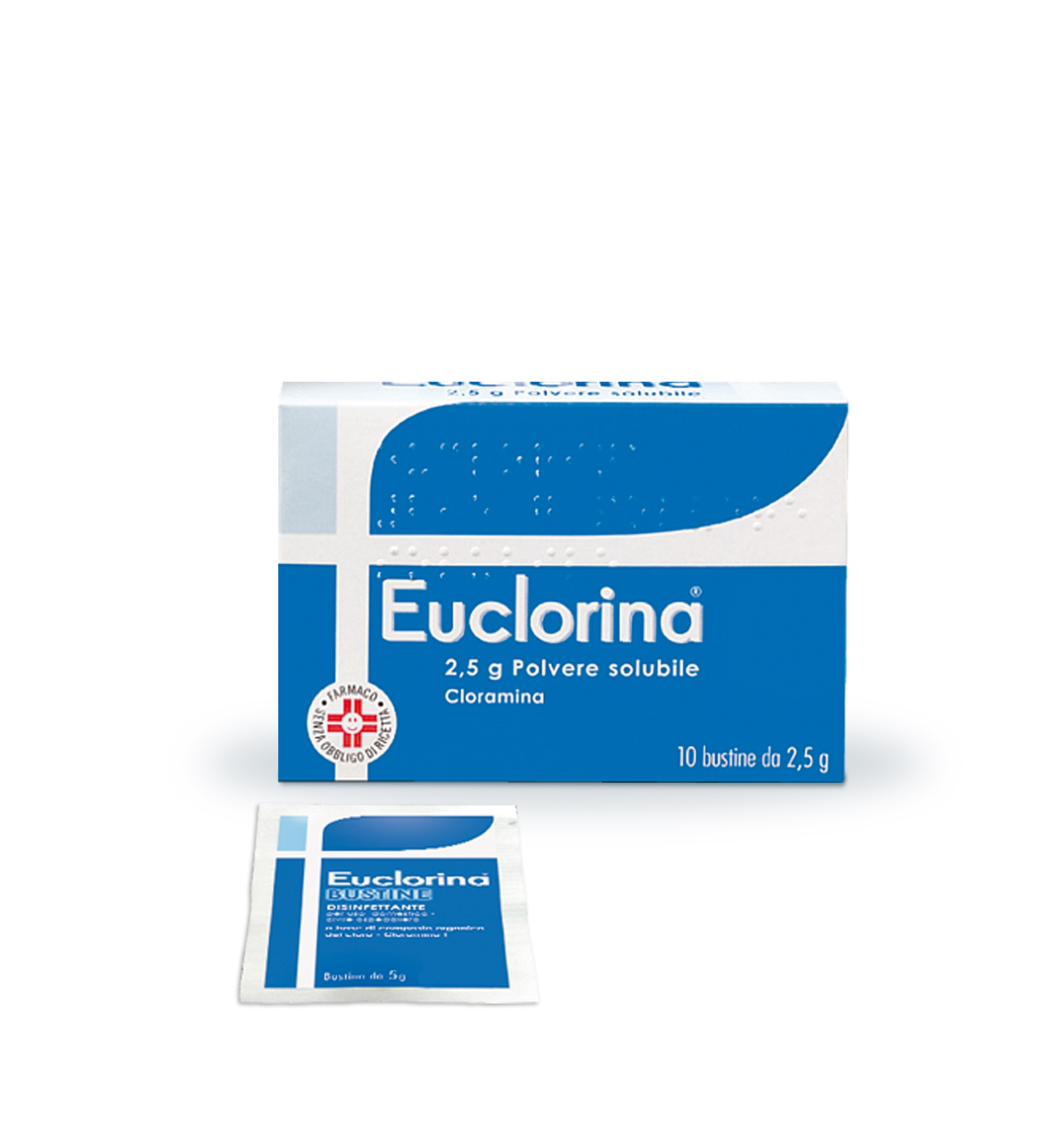 EUCLORINA*POLV SOL 10BUST 2,5G - doctorpill.it