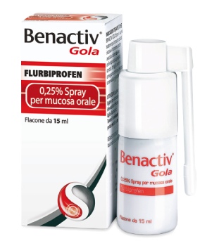 BENACTIV GOLA*SPRAY 15ML 0,25% - doctorpill.it