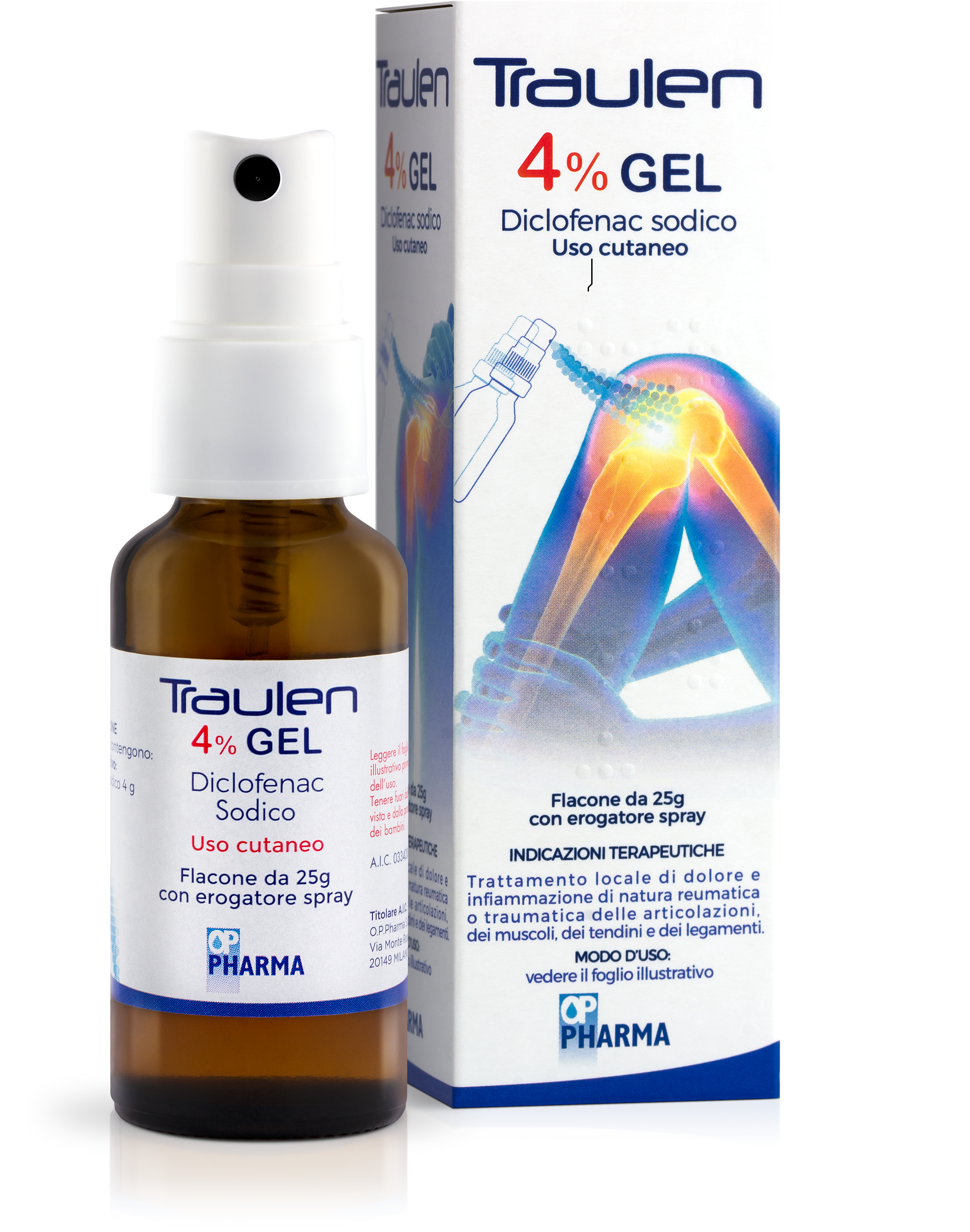 TRAULEN*GEL 4% FL 25G C/EROG - doctorpill.it