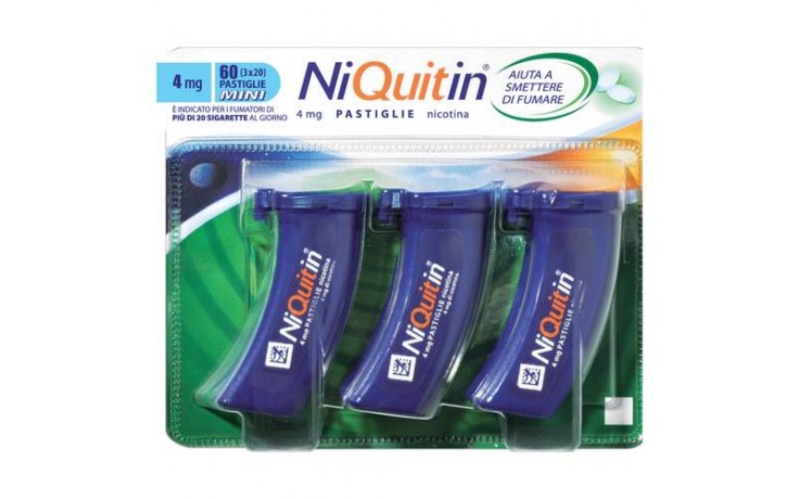 NIQUITIN*60PASTL 4MG MENTA FL - doctorpill.it