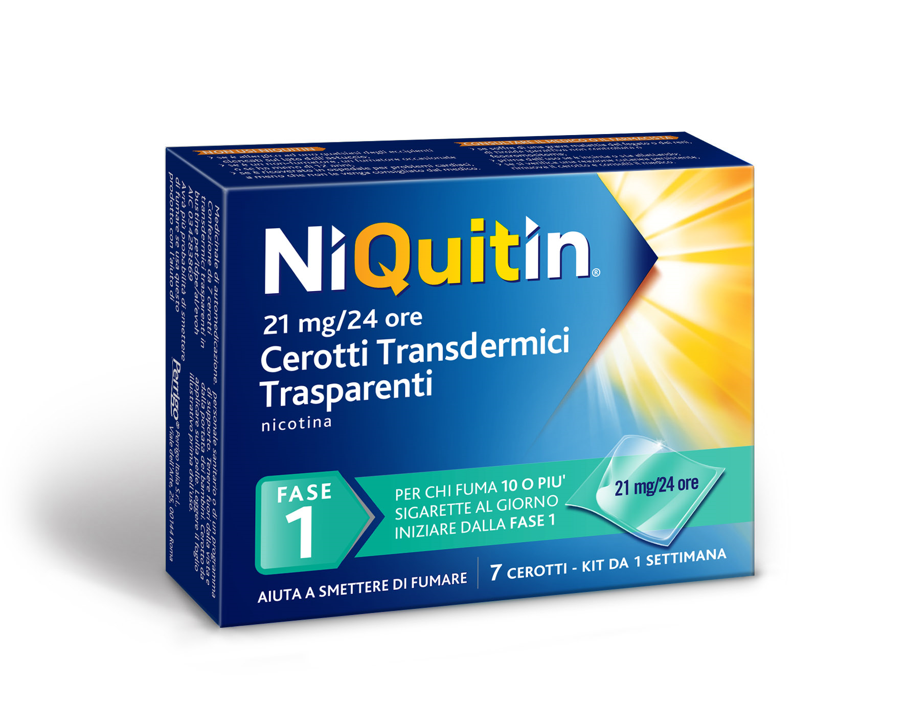 NIQUITIN*7CER TRANSD 21MG/24H - doctorpill.it