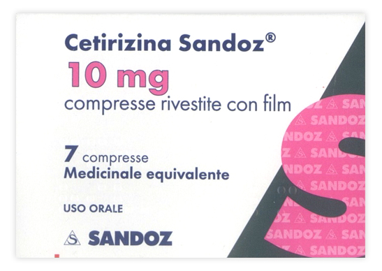 CETIRIZINA SAND*7CPR RIV 10MG - doctorpill.it