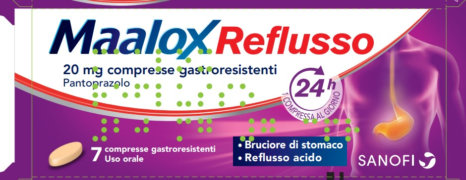 MAALOX REFLUSSO*7CPR 20MG - doctorpill.it