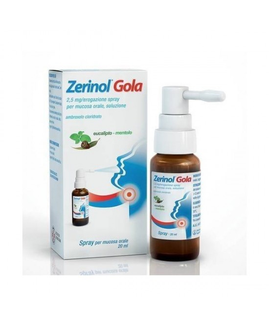 ZERINOL GOLA*SPR 20ML 2,5MG/ER - doctorpill.it