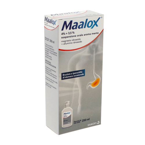 MAALOX*OS SOSP 250ML 4%+3,5% - doctorpill.it