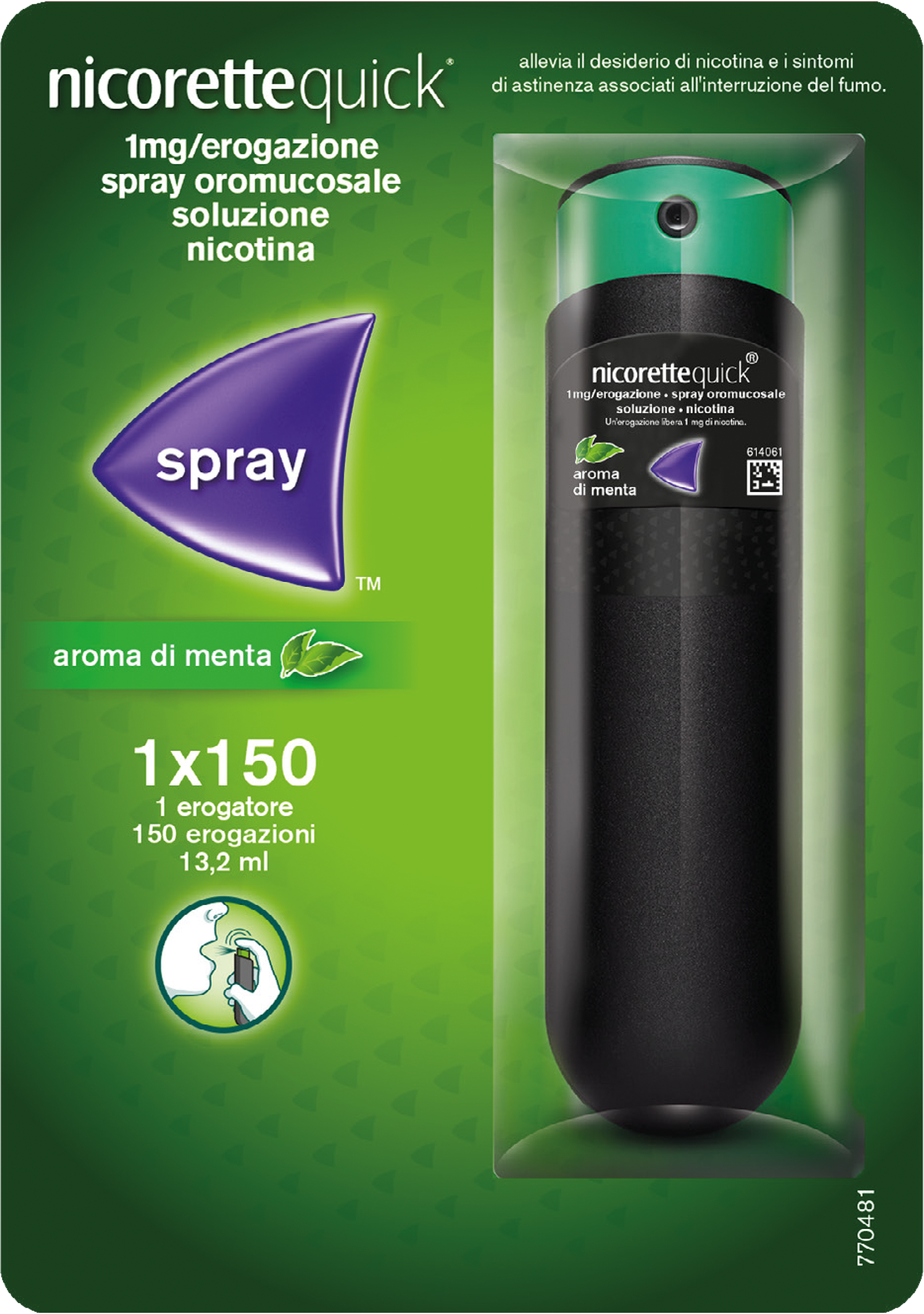 NICORETTEQUICK*SPRAY 1FL 150D - doctorpill.it