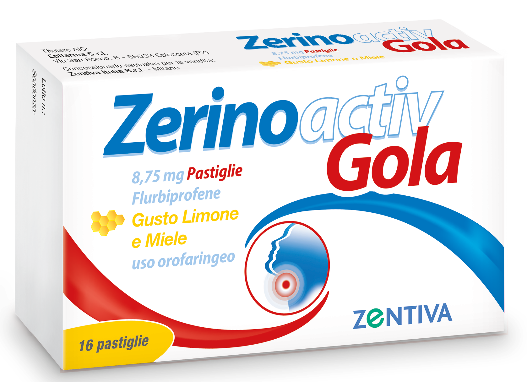 ZERINOACTIV GOLA*16PASTL LIM M - doctorpill.it