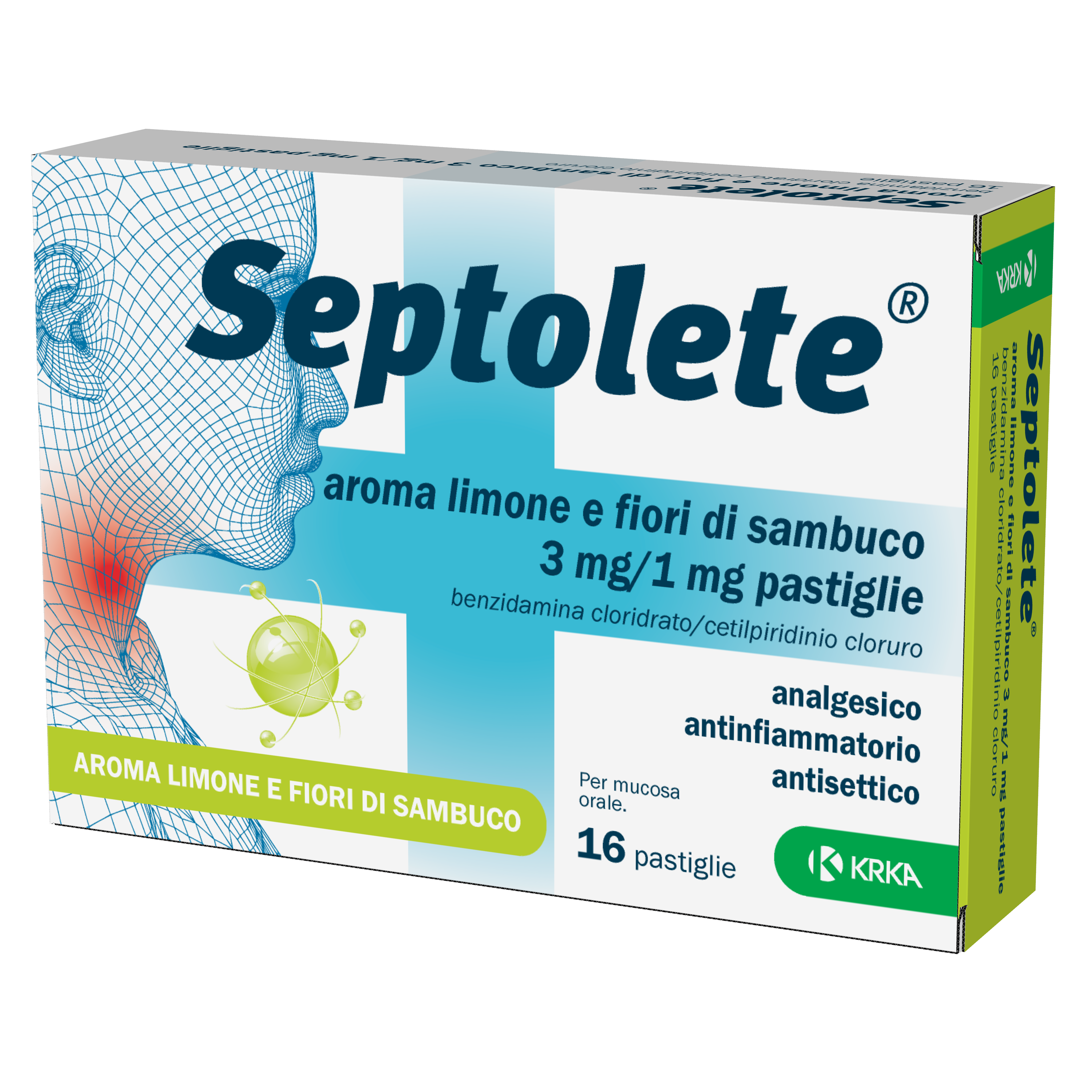 SEPTOLETE*16PAST3+1MG LIM FIOR - doctorpill.it