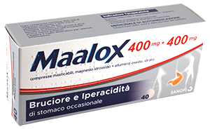 MAALOX*40CPR MAST 400MG+400MG - doctorpill.it