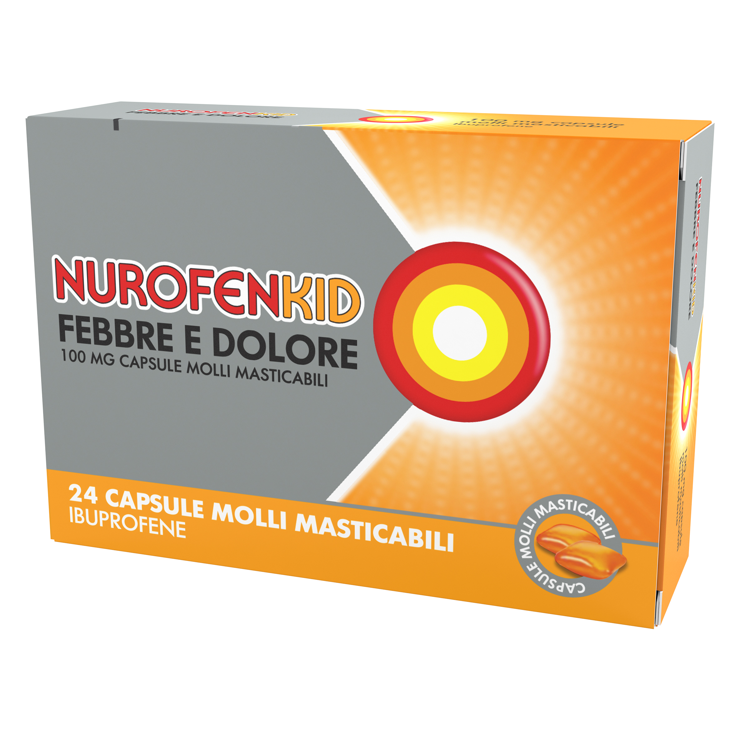 NUROFENKID FEBBRE D*24CPS100MG - doctorpill.it