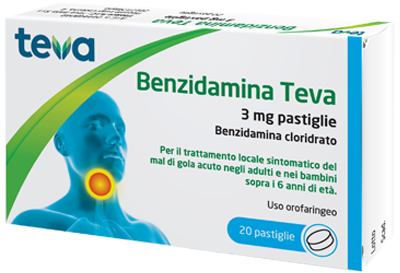 BENZIDAMINA TEVA*20PASTL 3MG - doctorpill.it