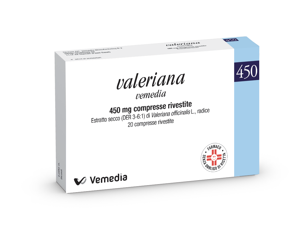 VALERIANA VEMEDIA*20CPR RIV450 - doctorpill.it