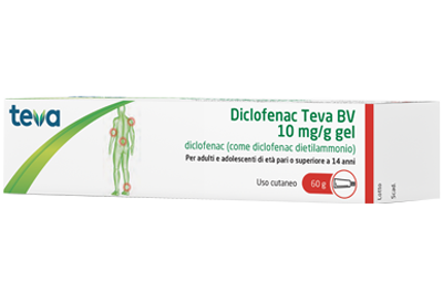 DICLOFENAC TEVA*GEL 60G 10MG/G - doctorpill.it