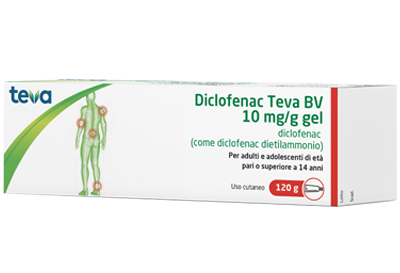 DICLOFENAC TEVA*GEL120G 10MG/G - doctorpill.it