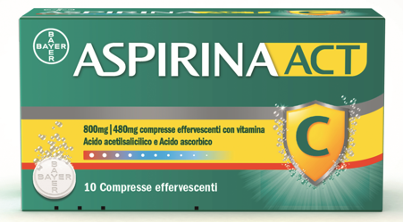 ASPIRINAACT*10CPR EFF800+480MG - doctorpill.it
