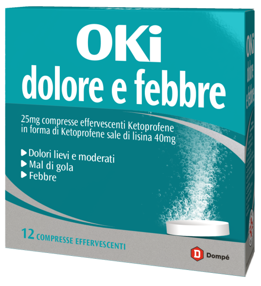 OKI DOLORE E FEBBRE*12CPR EFF - doctorpill.it