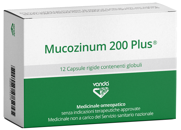 VANDA MUCOZINUM 200 PLUS 12 CAPSULE - doctorpill.it
