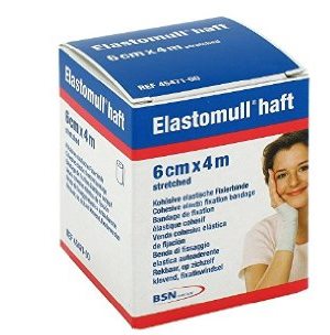 BENDA ELASTICA AUTOADESIVA ELASTOMULL HAFT COMPRESSIONE FORTE 6X400 CM - doctorpill.it