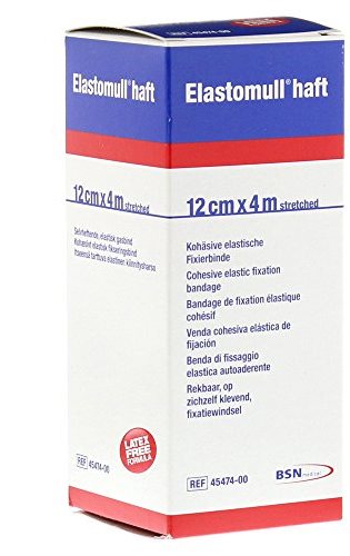 BENDA ELASTICA AUTOADESIVA ELASTOMULL HAFT COMPRESSIONE FORTE 12X400 CM - doctorpill.it