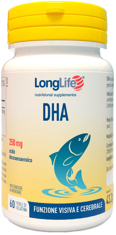 LONGLIFE DHA 250 MG 60 PERLE - doctorpill.it