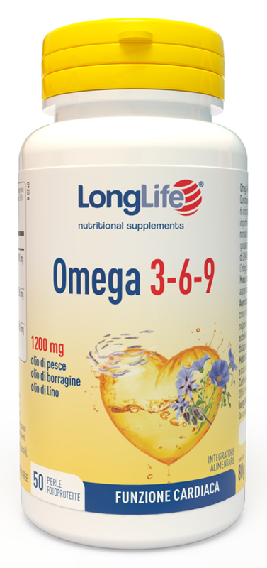 LONGLIFE OMEGA 3-6-9 50 PERLE FOTOPROTETTE - doctorpill.it
