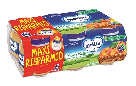 MELLIN OMOGENEIZZATO FRUTTA MISTA 100 G 6 PEZZI - doctorpill.it