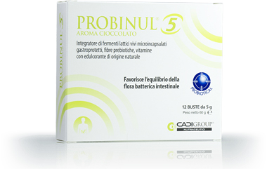 PROBINUL 5 12 BUSTINE 5 G AROMA CIOCCOLATO - doctorpill.it