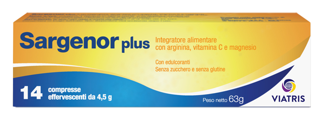 SARGENOR PLUS 14 COMPRESSE EFFERVESCENTI DA 4,5 G - doctorpill.it