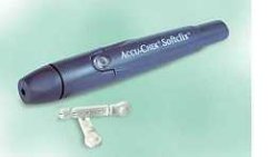 PENNA PUNGIDITO ACCU-CHEK SOFTCLIX + 25 LANCETTE SOFTCLIX + MANUALE DI UTILIZZO - doctorpill.it