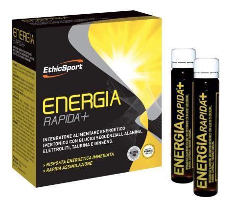 ETHICSPORT ENERGIA RAPIDA+ 10 FLACONCINI 25 ML - doctorpill.it