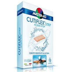 CEROTTO MASTER-AID CUTIFLEXMED STRIP TRASPARENTE IMPERMEABILE SUPPORTO IN POLIURETANO SUPER 10 PEZZI - doctorpill.it