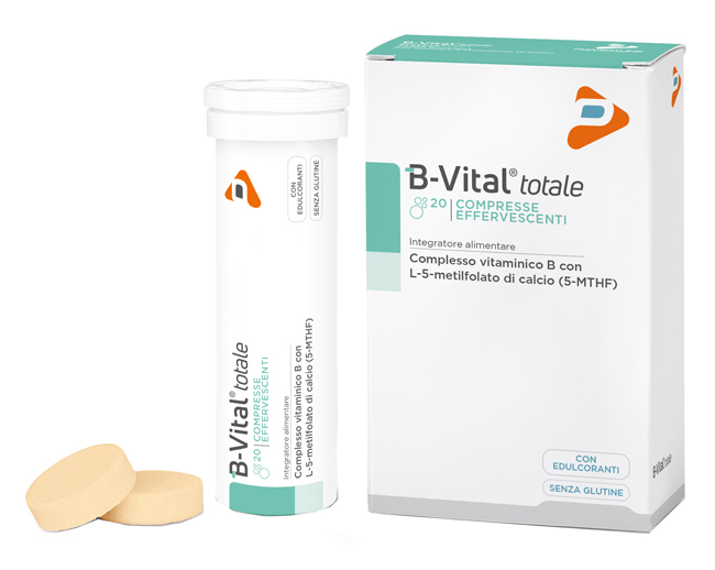 B-VITAL TOTALE ARANCIA 2 TUBI 10 COMPRESSE EFFERVESCENTI - doctorpill.it