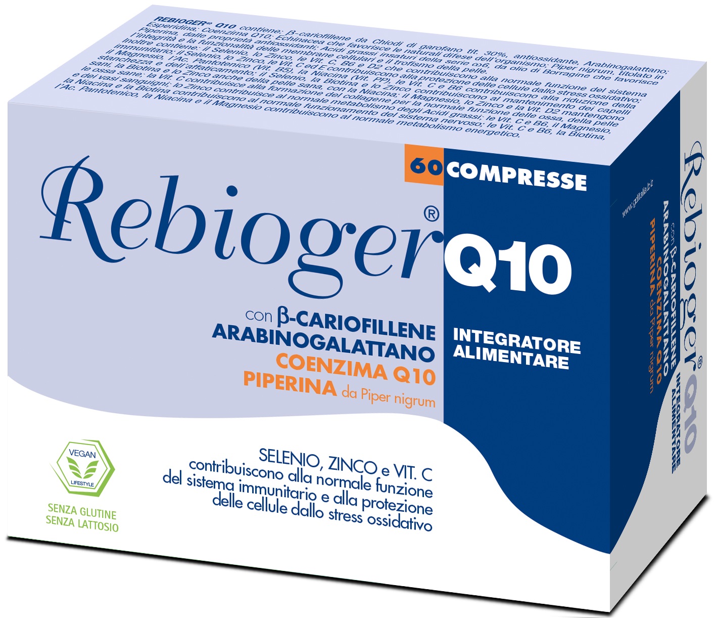 REBIOGER Q10 60 COMPRESSE - doctorpill.it