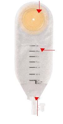 SACCA PER DRENAGGIO DELLE FERITE COLOPLAST CAPACITA' MINI 100ML 20 PEZZI ARTICOLO 2240 - doctorpill.it