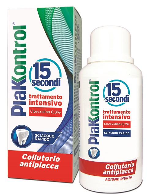 PLAKKONTROL 15 SECONDI COLLUTORIO 250 ML - doctorpill.it