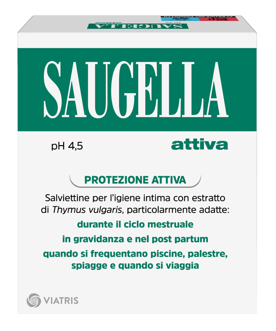 SAUGELLA ATTIVA SALVIETTINE DETERGENTI 10 BUSTINE - doctorpill.it