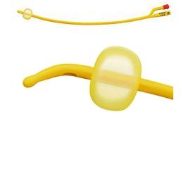 CATETERE FOLEY A MEDIA PERMANENZA  RUSCH GOLD PLUS A 2 VIE IN SILKOLATEX LATTICE-SILICONE PER ADULTO CH20 LUNGHEZZA 40 CM PUNTA CILINDRICA A 2 FORI PALLONCINO 5-15 ML 1 PEZZO - doctorpill.it