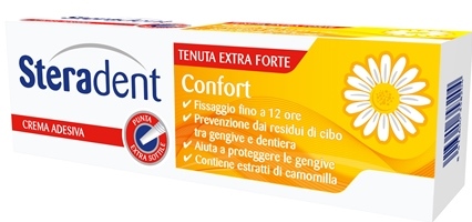 STERADENT COMFORT CREMA ADESIVA CON CAMOMILLA TUBO 40 G - doctorpill.it