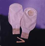 SACCA A FONDO APERTO OPACA CON PELLICOLA DI RIVESTIMENTO DISPOSITIVO DUE PEZZI CON SISTEMA DI AGGANCIO ATRAUMATICO SENZA VELCRO CONSECURA 45MM 10 PEZZI - doctorpill.it